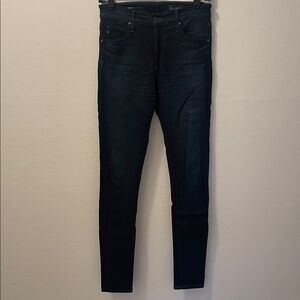 AG Women’s Farrah High- Rise Skinny Jeans - Dark Indigo